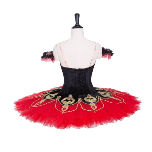 Custom size classical professional ballet dress for girls children competition pancake tutu skirts